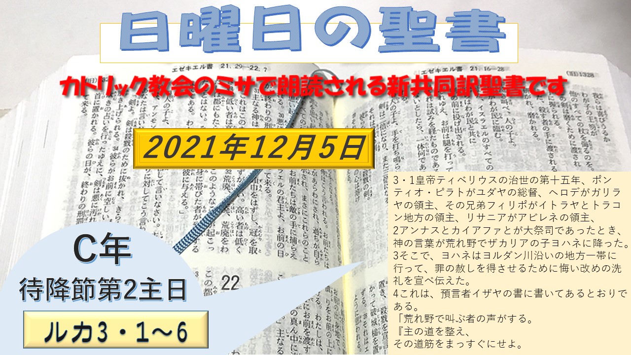 待降節第2主日（C年）の聖書